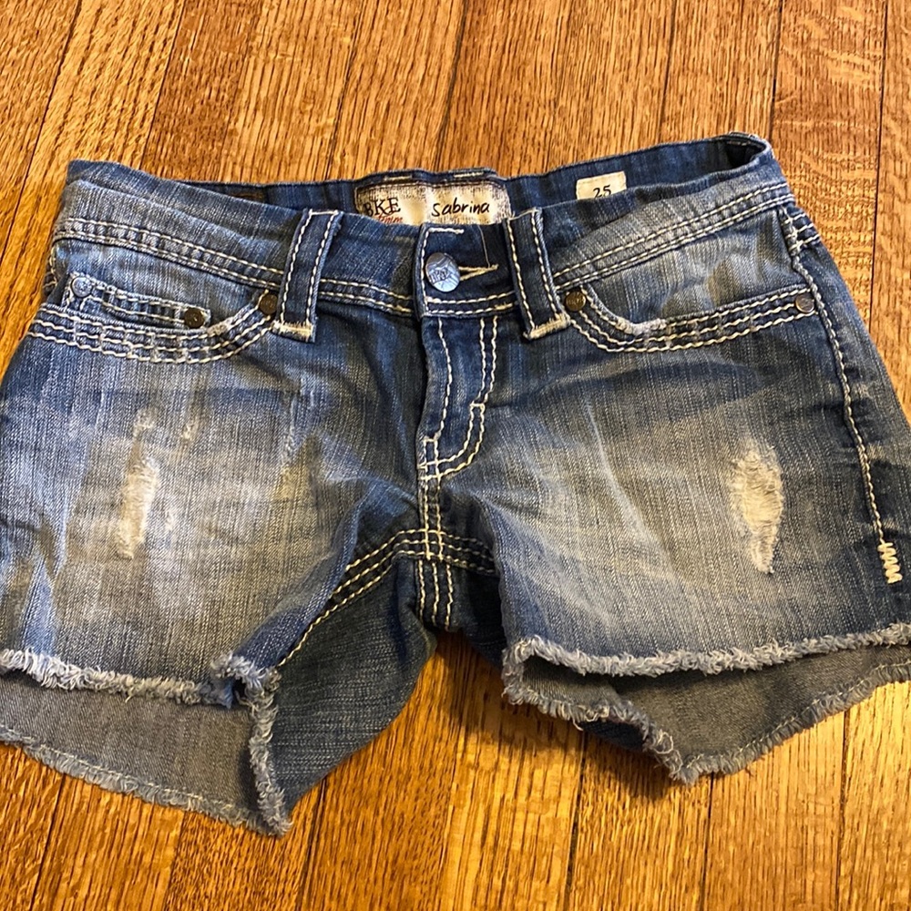BKE denim shorts